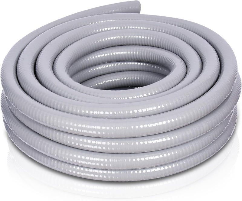 Feotech 1 1/4 Inch Flexible Conduit 25 FT Non Metallic Liquid-Tight Conduit.1-1/4" Dia - Image 1